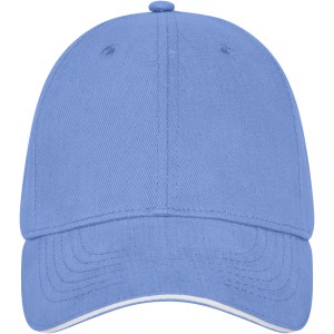 Darton 6 panel sandwich cap, Light blue (Hats)