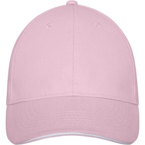 Darton 6 panel sandwich cap, Light pink (Hats)