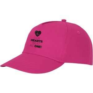 Feniks 5 panel cap, Pink (Hats)