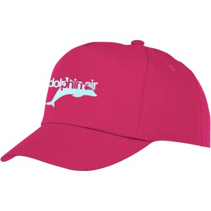 Feniks kids 5 panel cap, Pink (Hats)