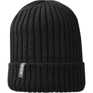 Ives organic beanie, Solid black (Hats)