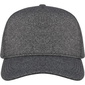 Manu 5 panel stretch cap, Charcoal (Hats)