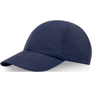 Mica 6 panel GRS recycled cool fit cap, Navy (Hats)