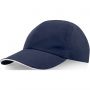 Morion 6 panel GRS recycled cool fit sandwich cap, Navy