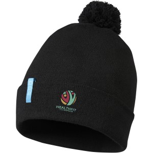 Olivine GRS recycled beanie, Solid black (Hats)