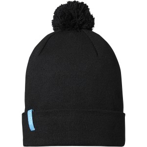 Olivine GRS recycled beanie, Solid black (Hats)