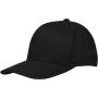 Onyx 5 panel Aware recycled cap, Solid black