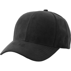 Suede cap Orion, Black (Hats)