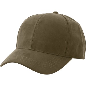 Suede cap Orion, Green (Hats)