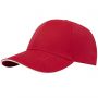 Topaz 6 panel GRS recycled sandwich cap, Red