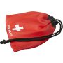 11 Piece first aid kit, red