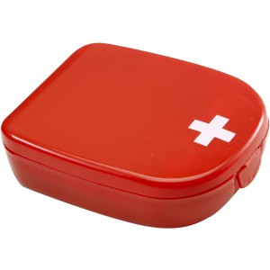 Plastic first aid kit Mila, red (Healthcare items)