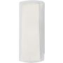 Plastic pocket case with five plasters, white