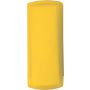Plastic pocket case with five plasters, yellow