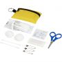 Valdemar 16-piece first aid keyring pouch, yellow