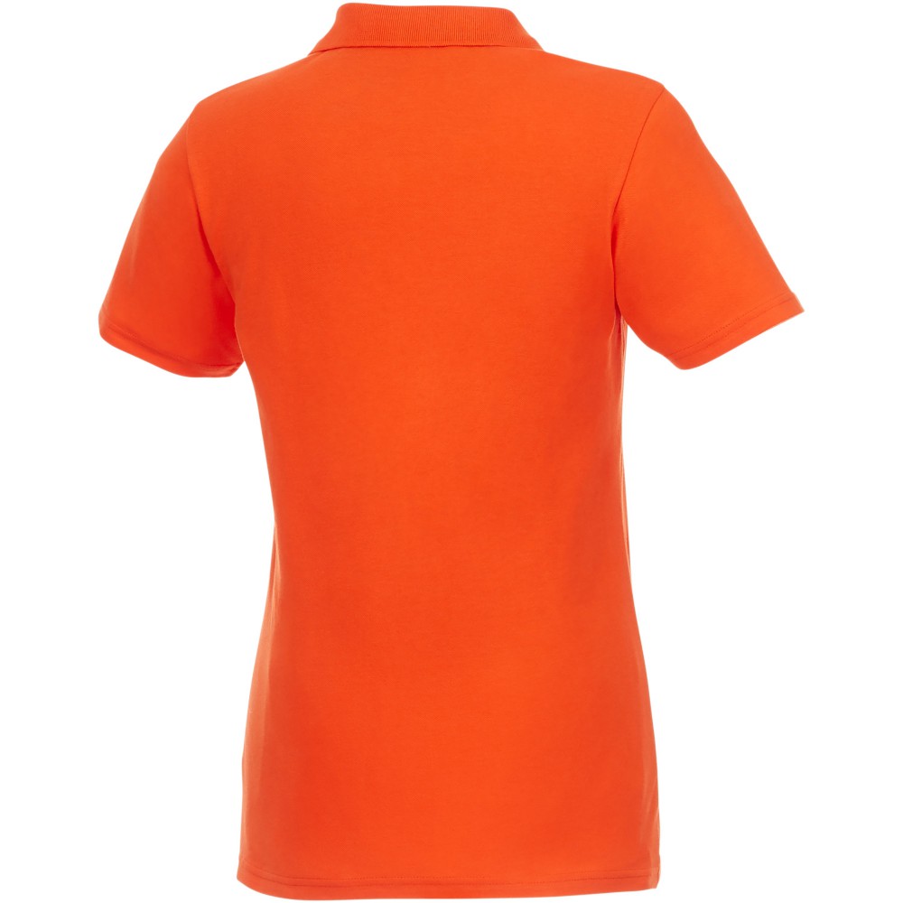 Printed Helios Lds polo, Orange, XS (Polo shirt, 90-100% cotton)