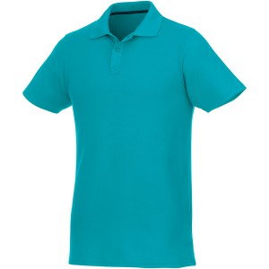 Helios mens polo, Aqua, L (Polo shirt, 90-100% cotton)