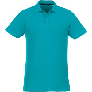 Helios mens polo, Aqua, S (Polo shirt, 90-100% cotton)