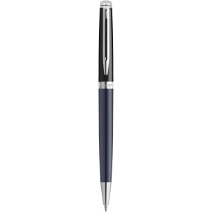 Hemisphere colour blocking ballpoint pen with palladium trim (Metallic pen)