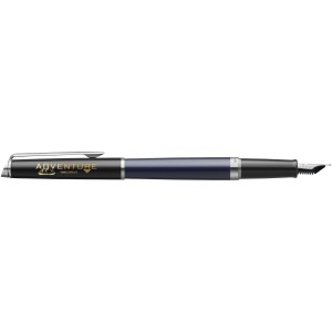 Hemisphere colour blocking fountain pen with palladium trim, (Metallic pen)