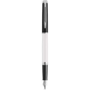 Hemisphere colour blocking fountain pen with palladium trim,
