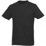 Heros short sleeve unisex t-shirt, solid black (3802899)