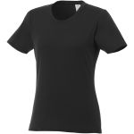Heros short sleeve women's t-shirt, solid black (3802999)