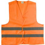 High visibility promotional safety jacket., orange (6541-07XXL)