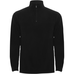 Himalaya men's quarter zip fleece jacket, Black
