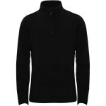 Himalaya women's quarter zip fleece jacket, Solid black (R10963O)
