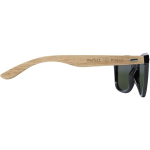 Hiru rPET/wood mirrored polarized sunglasses in gift box, Wo (Sunglasses)