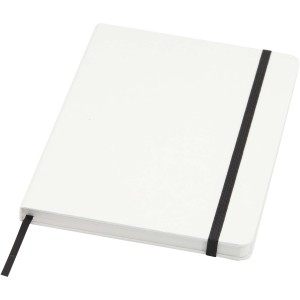 Holm A5 stone paper hard cover notebook with lined pages, Wh
