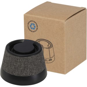 Horna 3W recycled plastic magnetic wireless speaker, Solid b