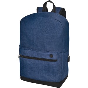 Hoss 15.6" business laptop backpack, Heather navy