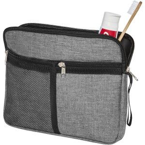 Hoss toiletry pouch, Heather medium grey (Cosmetic bags)