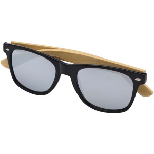 Hue sunglasses with bamboo temples, Silver (Sunglasses)