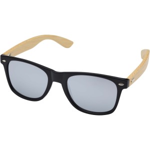 Hue sunglasses with bamboo temples, Silver (Sunglasses)