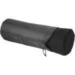 Huggy fleece blanket with drawstring carry pouch, solid black (19549863)