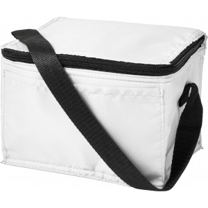 Polyester (210D) cooler bag Roland, white