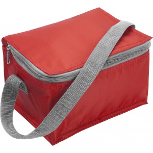 Polyester (420D) cooler bag Cleo, red