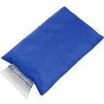 Ice scraper in nylon glove, cobalt blue (5817-23)