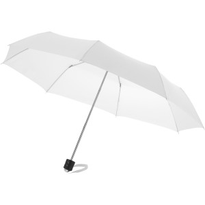 Ida 21.5" foldable umbrella, White