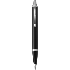 IM ballpoint pen, solid black,Chrome (Metallic pen)