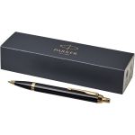 IM ballpoint pen, solid black,Gold (10702101)