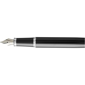 IM professional fountain pen, solid black,Chrome (Fountain-pen, rollerball)