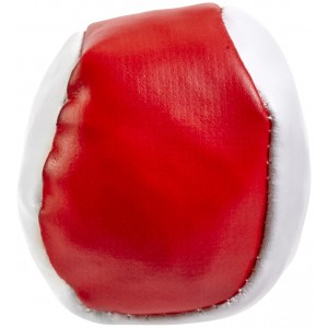 Imitation leather juggling ball Heidi, red (Games)