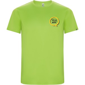 Imola short sleeve men's sports t-shirt, Lime / Green Lime (T-shirt, mixed fiber, synthetic)