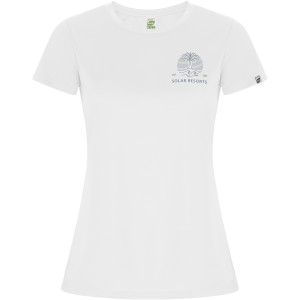 Imola short sleeve women's sports t-shirt, White (T-shirt, mixed fiber, synthetic)