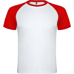 Indianapolis short sleeve kids sports t-shirt, White, Red (T-shirt, mixed fiber, synthetic)