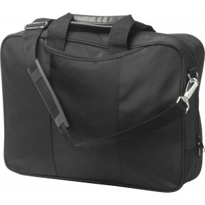 Microfibre laptop bag Shaun, black